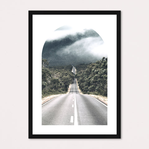 Long Road Portrait Framed Print