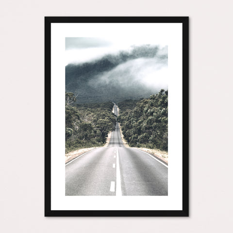 Long Road Portrait Framed Print