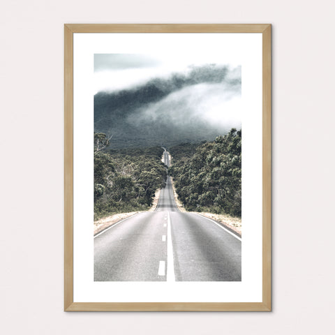 Long Road Portrait Framed Print